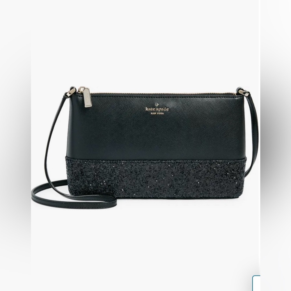 Kate spade flash glitter crossbody purse NWT